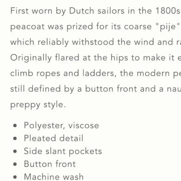 Anthropologie Wellesley Coat M. - Picture 14 of 14